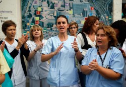 Nurses are protesting 2